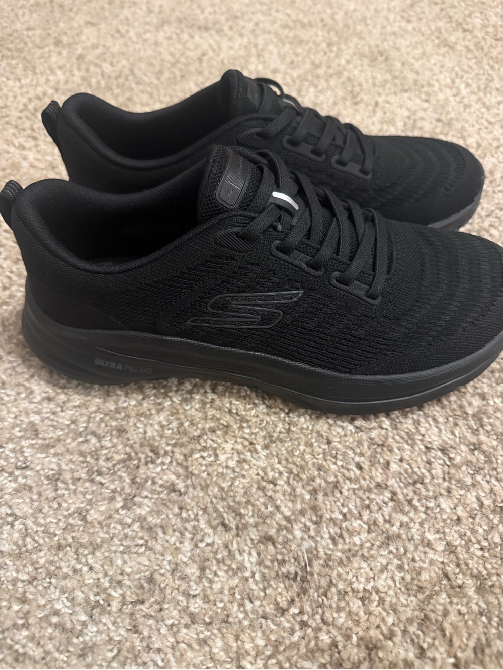 Skechers Women’s Black Ultra Pillar Comfort Sneakers
